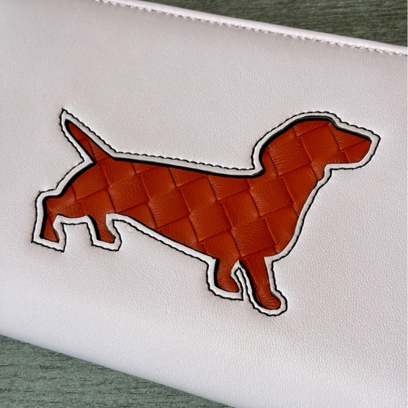 Bottega Veneta Intrecciato Leather Round Zippy Long Wallet Dog Motif Pink - Picture 3 of 16